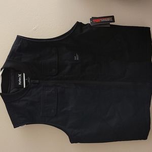 Hurley Roth Mutli Pocket Worker Vest Mens Size LARGE
